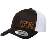 Shit Show Crew Member | Leather Patch Hat