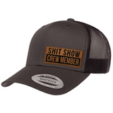 Shit Show Crew Member | Leather Patch Hat