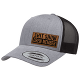 Shit Show Crew Member | Leather Patch Hat