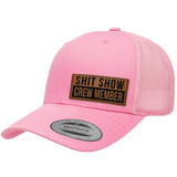 Shit Show Crew Member | Leather Patch Hat