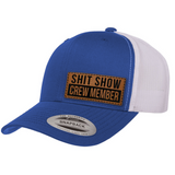 Shit Show Crew Member | Leather Patch Hat