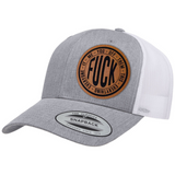 Fuck Everything | Leather Patch Hat