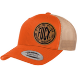 Fuck Everything | Leather Patch Hat