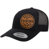 Great Fucking Farmer | Leather Patch Hat