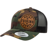 Great Fucking Farmer | Leather Patch Hat