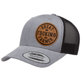 Great Fucking Farmer | Leather Patch Hat