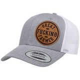 Great Fucking Farmer | Leather Patch Hat