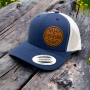 Great Fucking Farmer | Leather Patch Hat