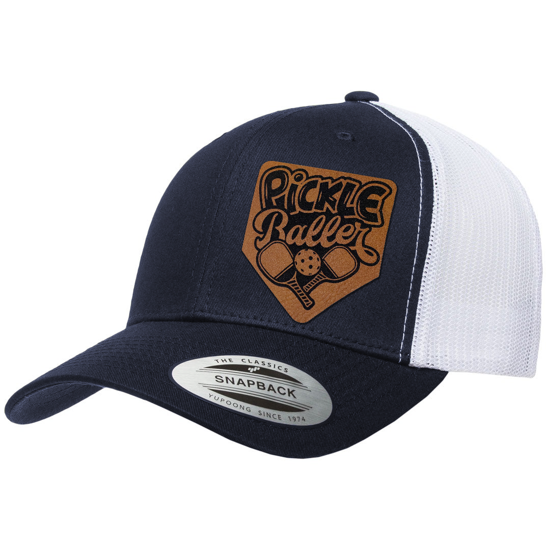 Pickle Baller | Leather Patch Hat