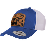 It Takes Stones To Be A Curler | Leather Patch Hat