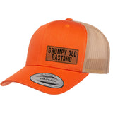Grumpy Old Bastard | Leather Patch Hat
