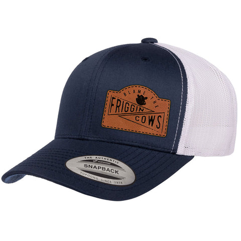 Blame The Friggin Cows | Leather Patch Hat