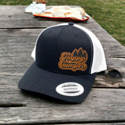 Happy Camper | Leather Patch Hat