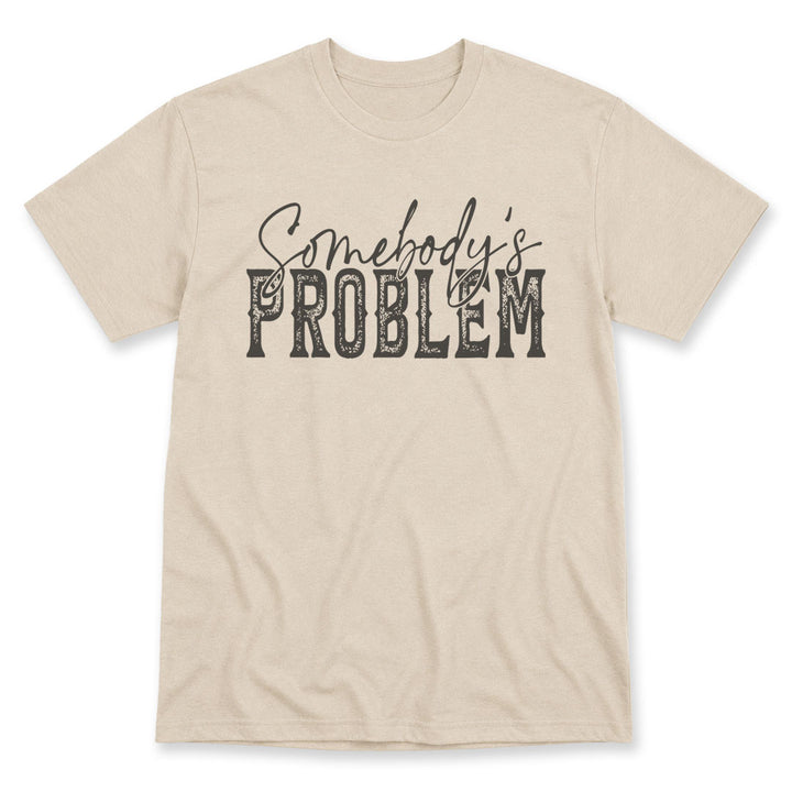 Sand t-shirt printed with the Somebody&