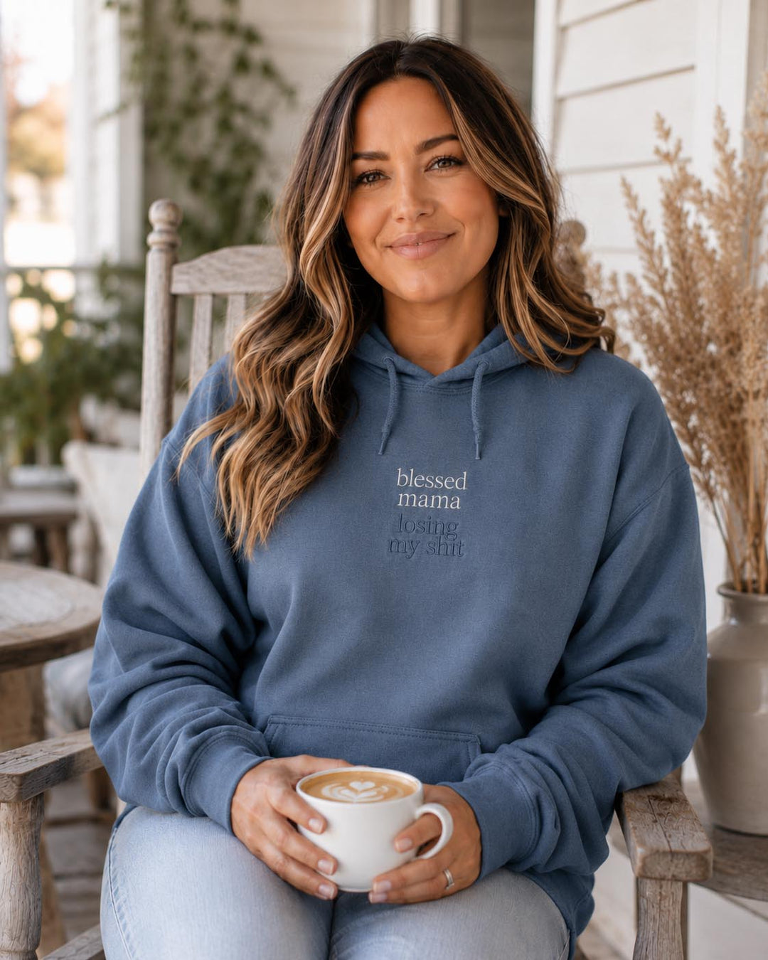 Blessed Mama Losing My Shit Hoodie