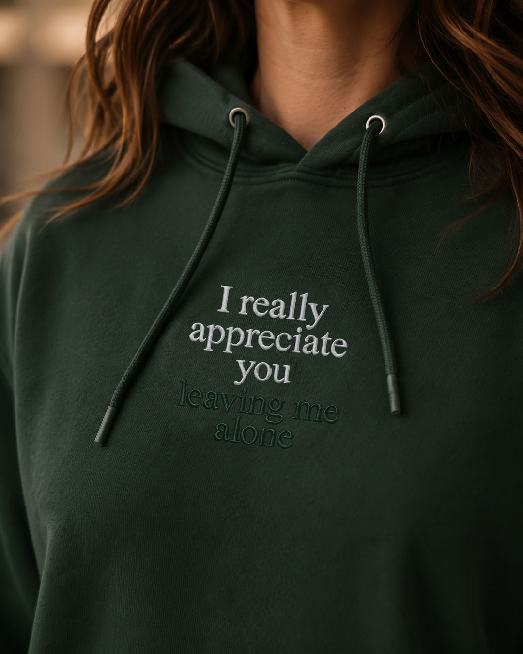 I Really Appreciate You Leaving Me Alone Hoodie