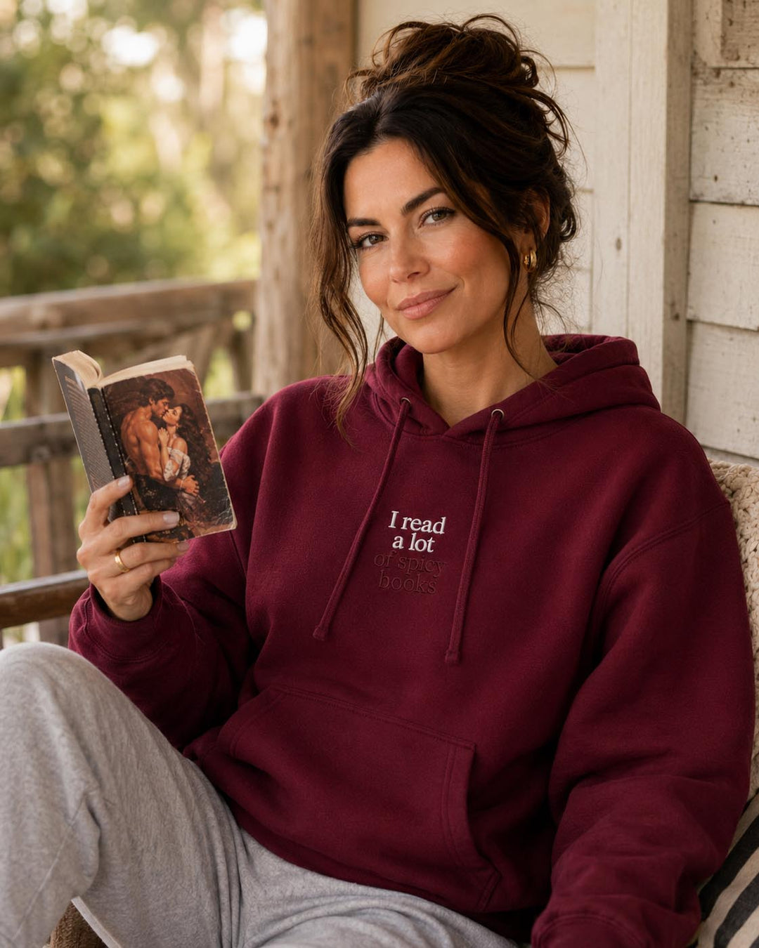 I Read A Lot Of Spicy Books Hoodie