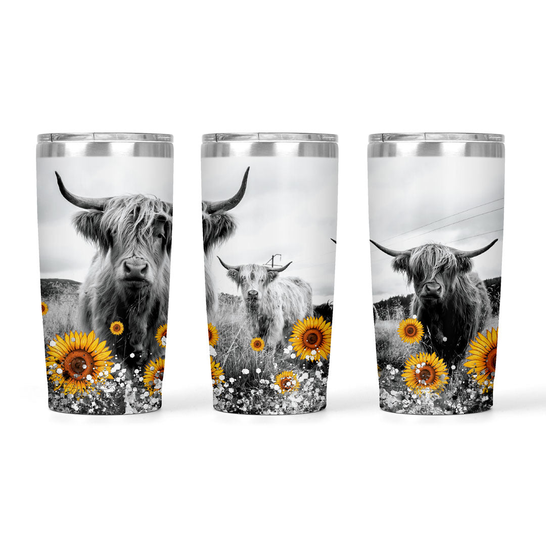 Cows &amp; Sunflowers | 20oz Tumbler