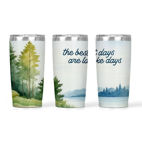 The Best Days Are Lake Days | 20oz Tumbler