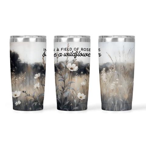 In A Field Of Roses Be A Wildflower | 20oz Tumbler