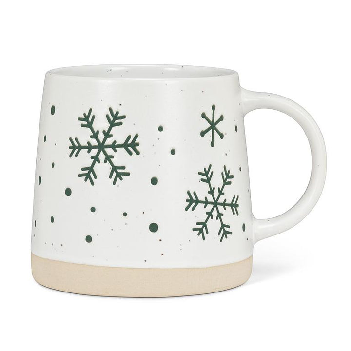 Snowflake Wide Base Mug