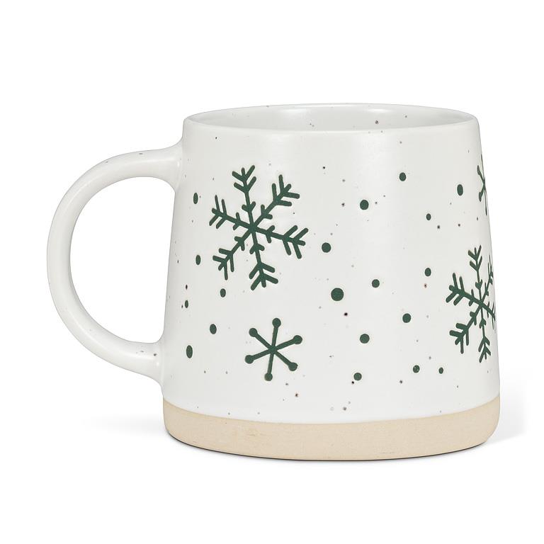 Snowflake Wide Base Mug, alternate view
