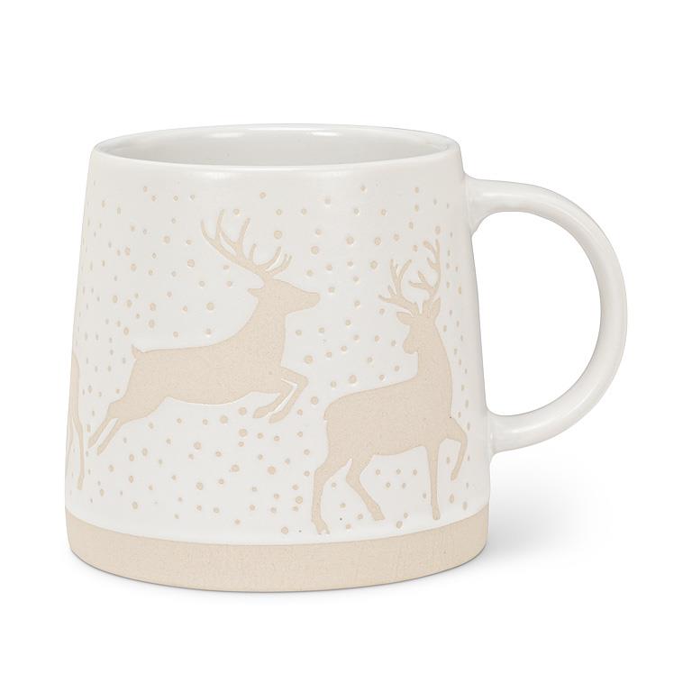 Reindeer Wide Base Mug
