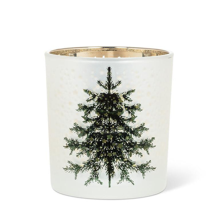 Small Frosted Tree Votive, alternate view