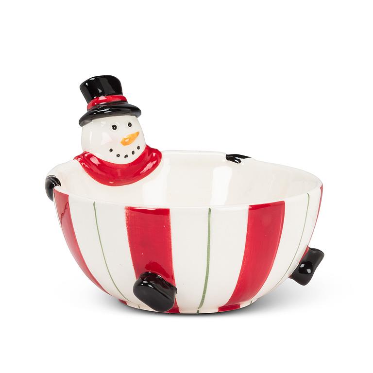 Snowman Stripe Small Bowl, alternate view