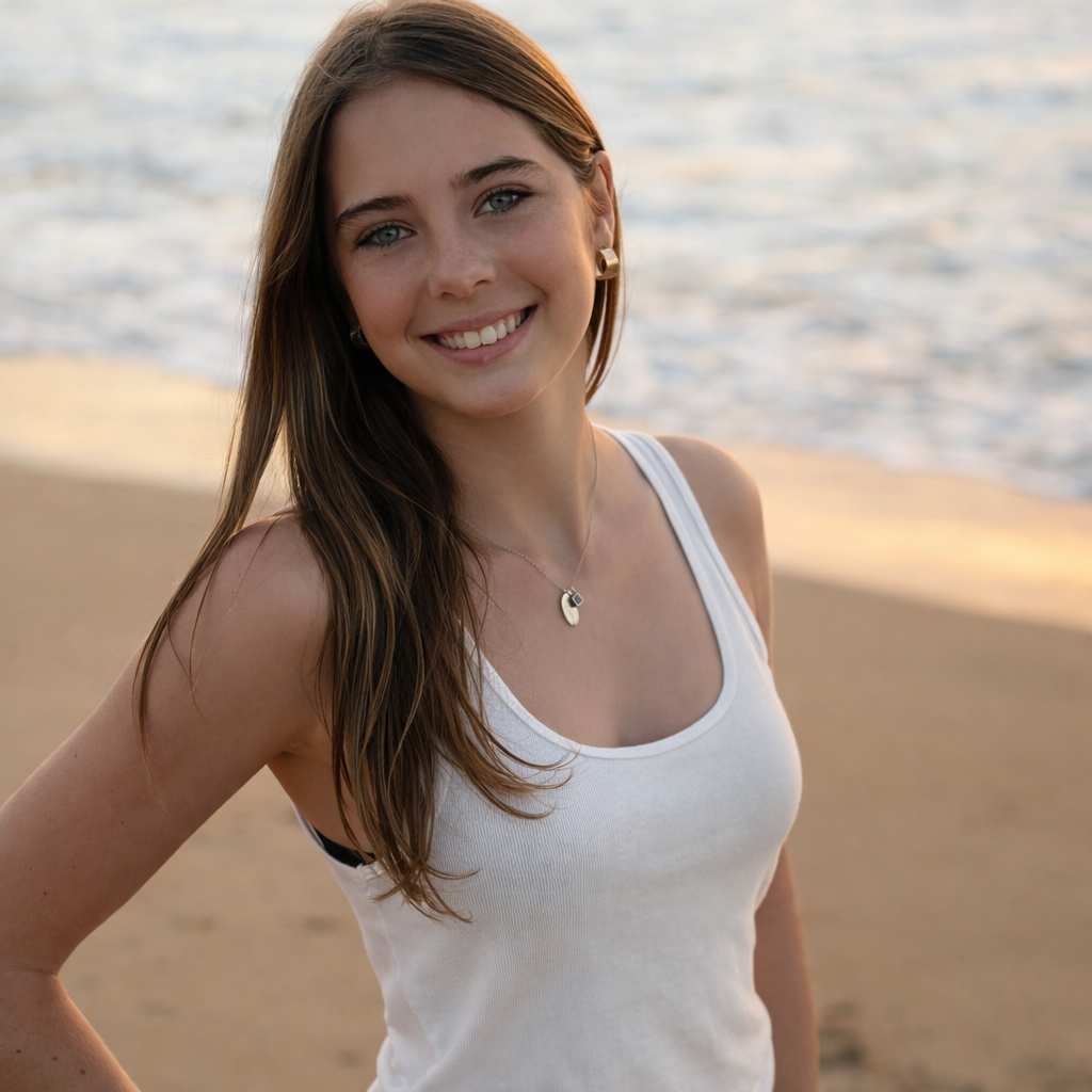Birth month flower necklace worn
