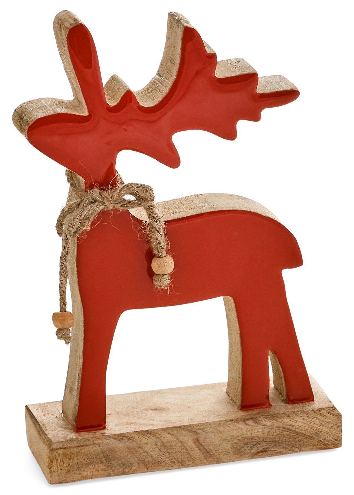Mango Wood Deer | Red