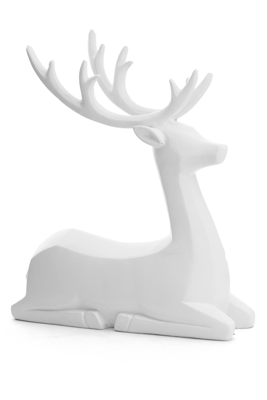 Glossy Resin Deer | 9" | White