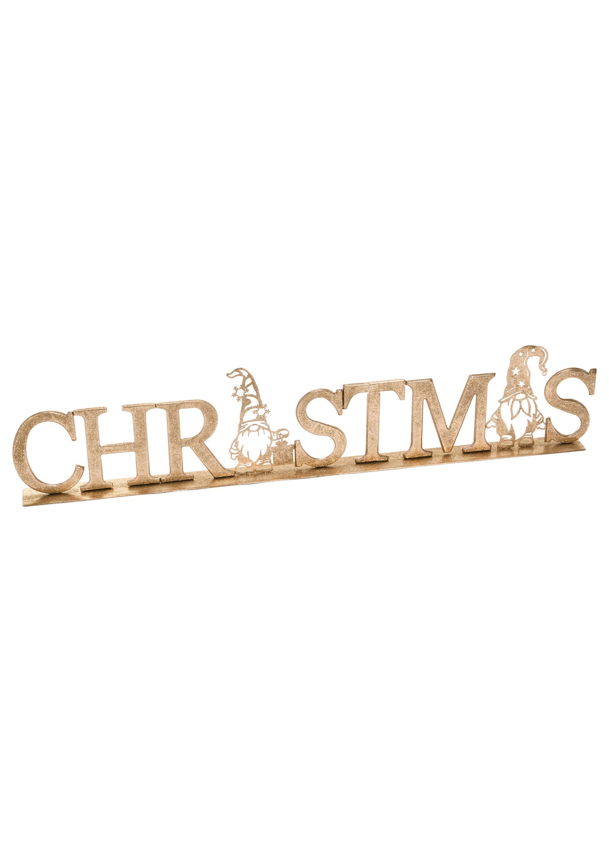 Christmas Iron Wall Piece | Gold