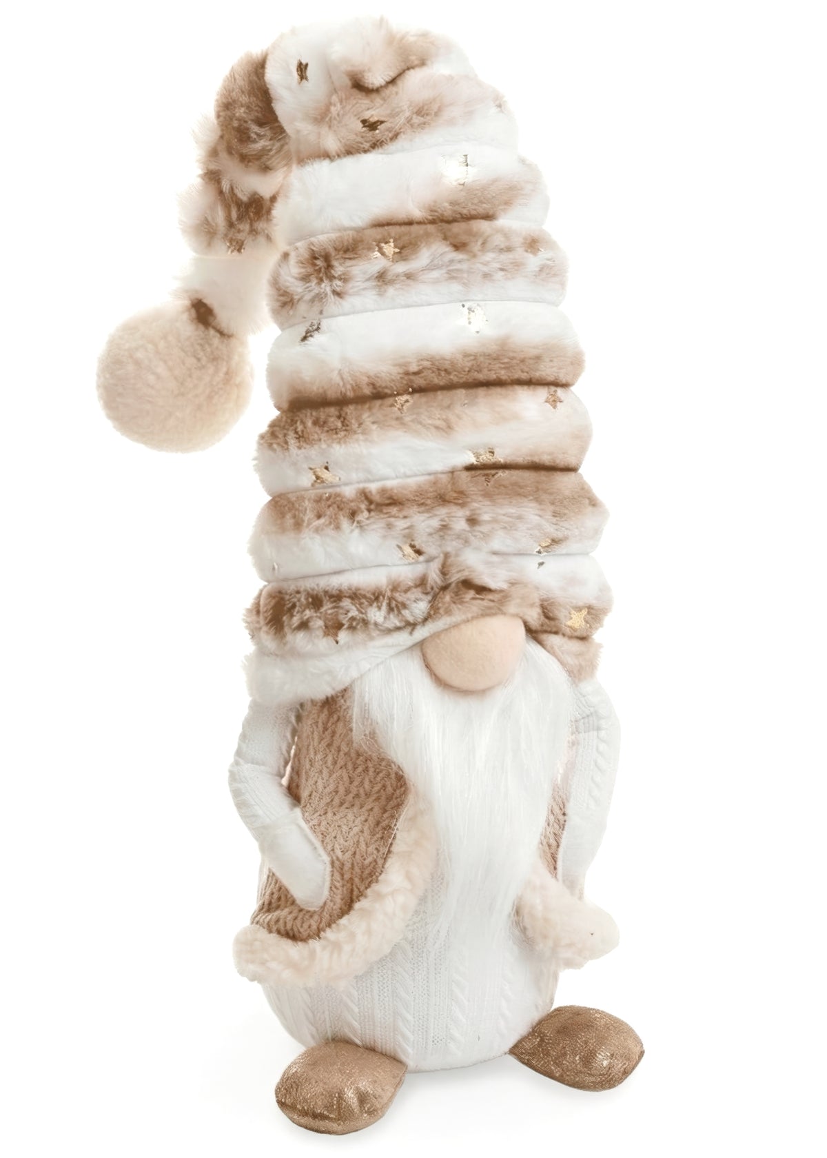 Tall Gnome with Hat | Ivory & Cream
