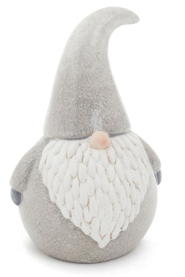 Ceramic Santa | 6" | Grey