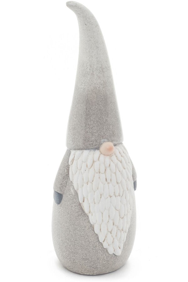 Ceramic Santa | 8.5" | Grey