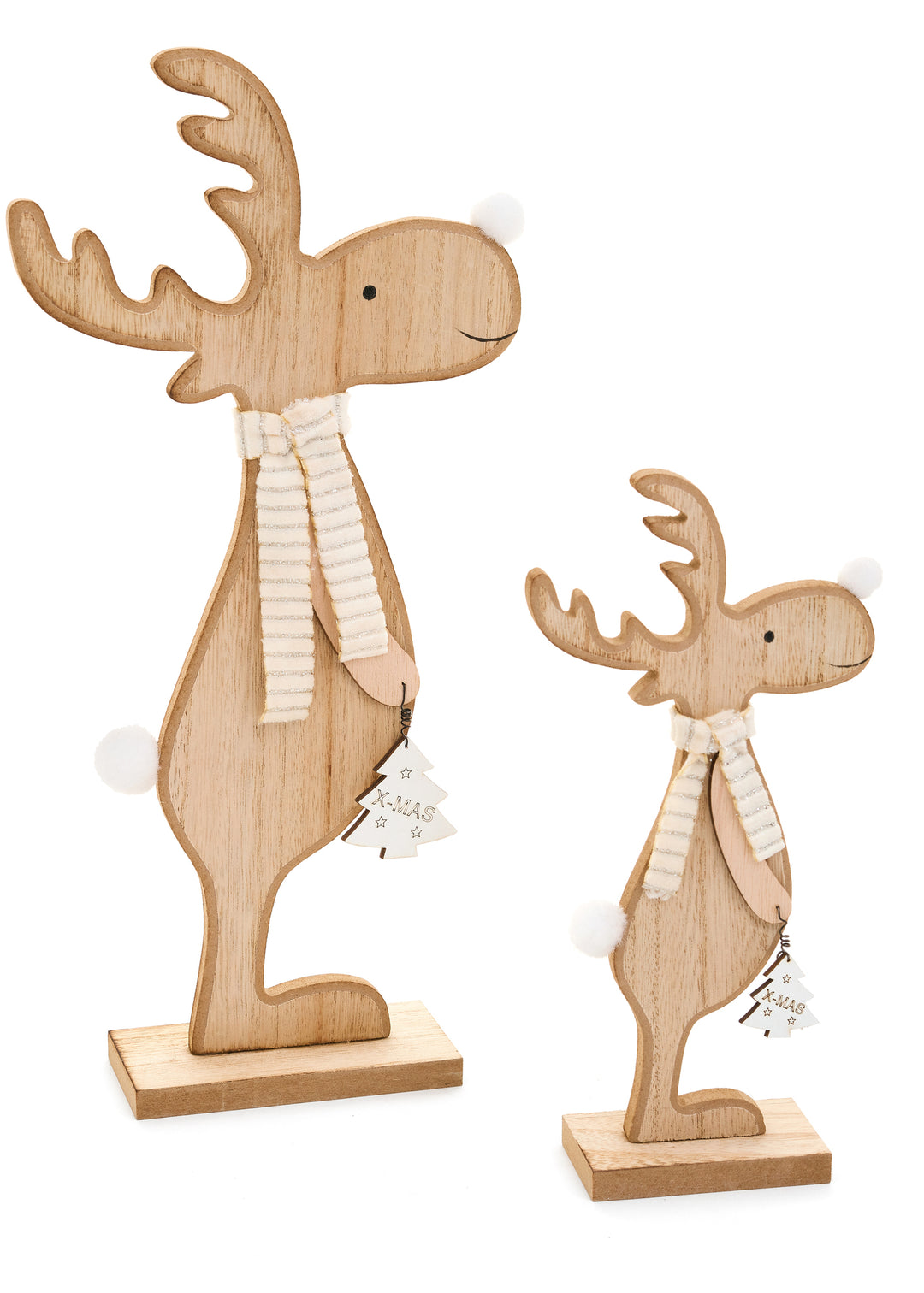 MDF Deer | Natural | Set of 2