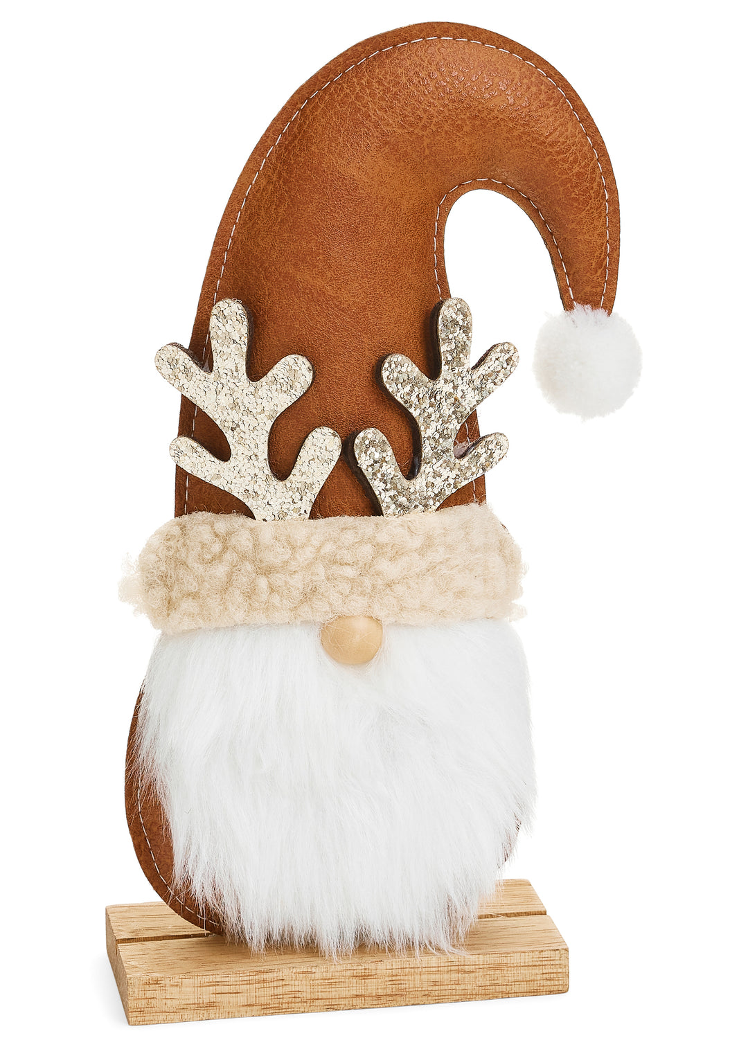 Faux Leather Gnome | Small | Brown