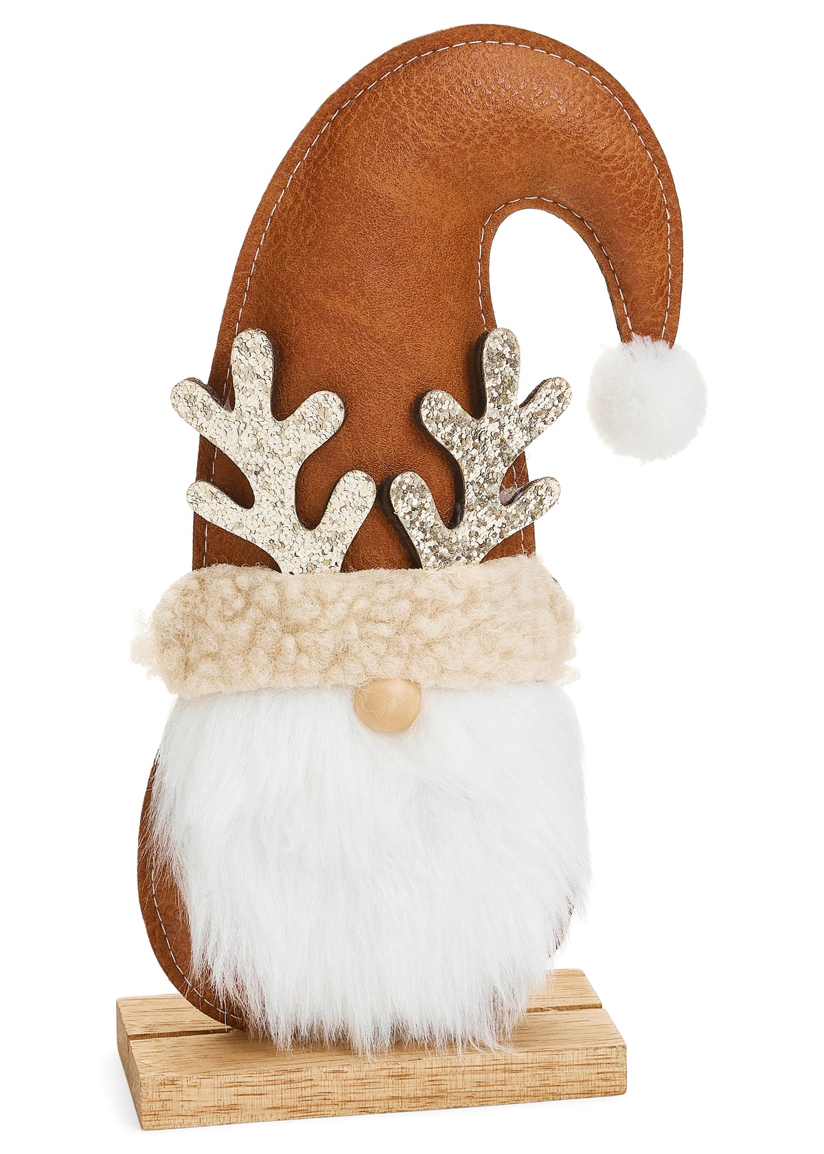 Faux Leather Gnome | Small | Brown