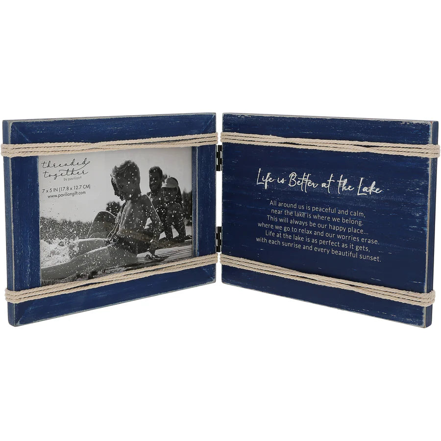 Life Is Better At The Lake - Hinged Frame
