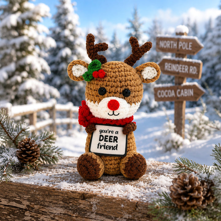 Reindeer | Crocheted Mini