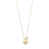 SOPHIA Crystal Heart Necklace gold-plated