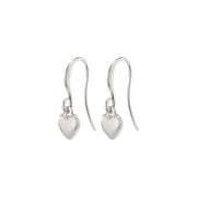 SOPHIA heart pendant earrings silver-plated