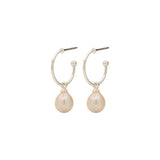 EILA pearl earrings silver-plated