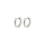 TYRA chunky hoop earrings silver-plated