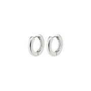 TYRA chunky hoop earrings silver-plated