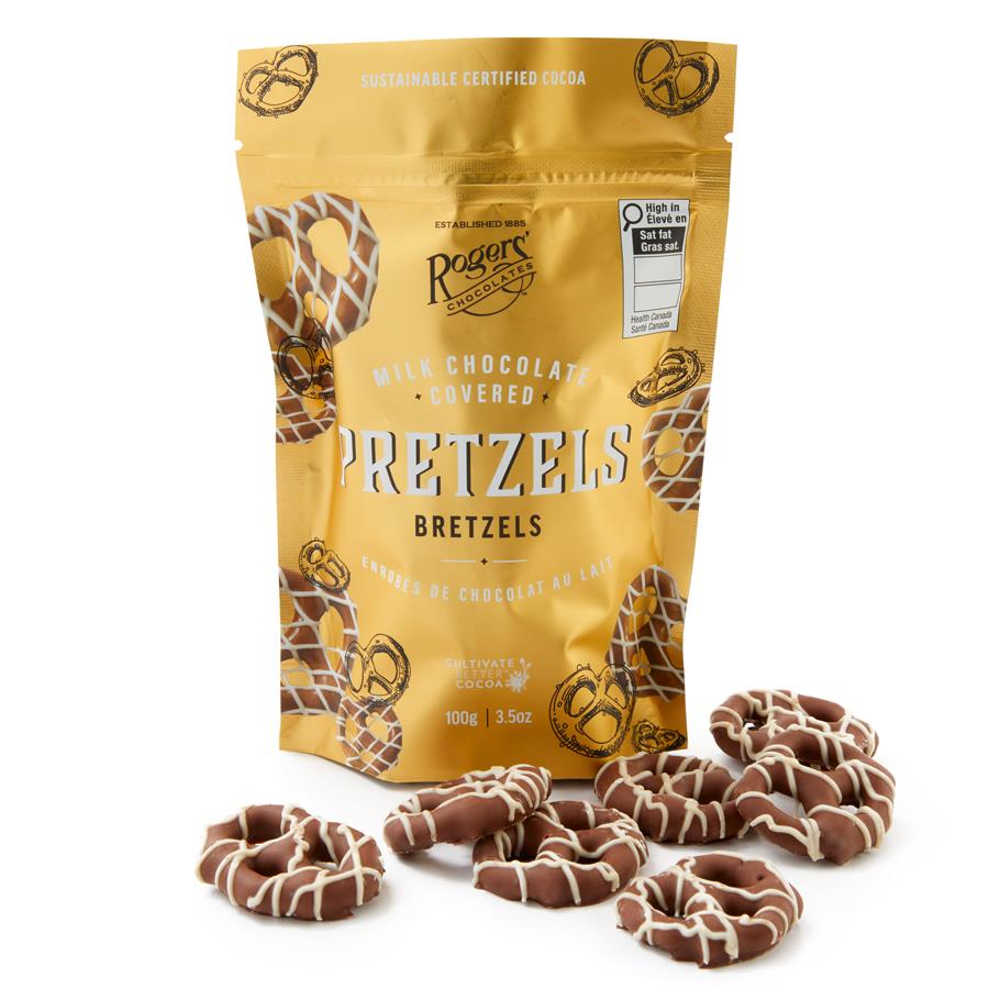 Milk Chocolate Pretzels 100g