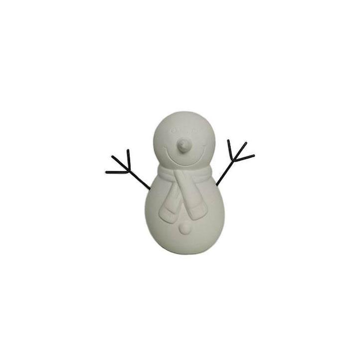 Snowman, Scarf, White