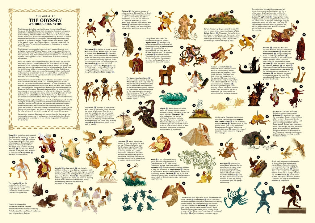 The World of the Odyssey & Other Greek Myths | 1000 Piece Puzzle