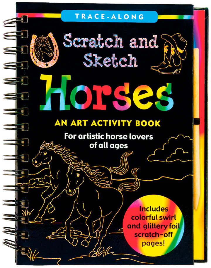 Scratch  &amp; Sketch - Horses